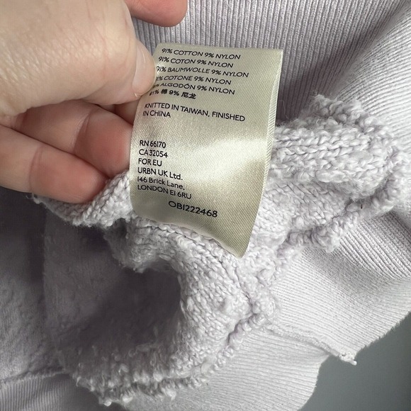 Free People Found My Friend Pullover Lavender  Women L - Picture 7 of 9